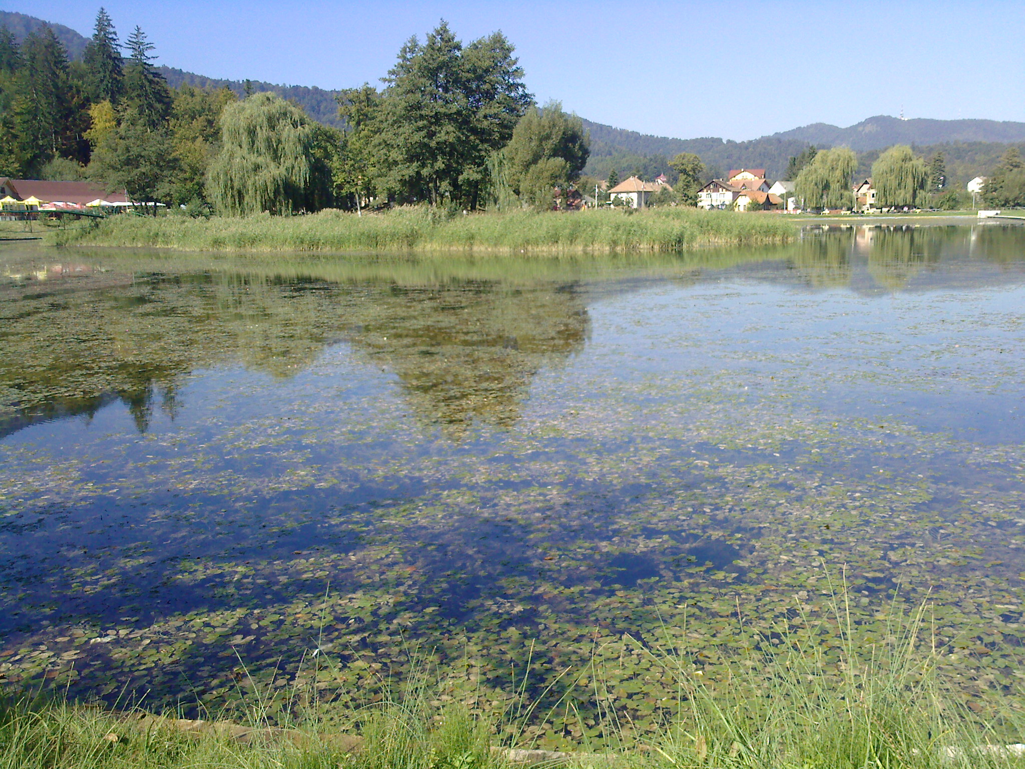 Озеро в Брашове Lake noua. Первое озеро. Фото 1 озера. 1 ОСБРО.