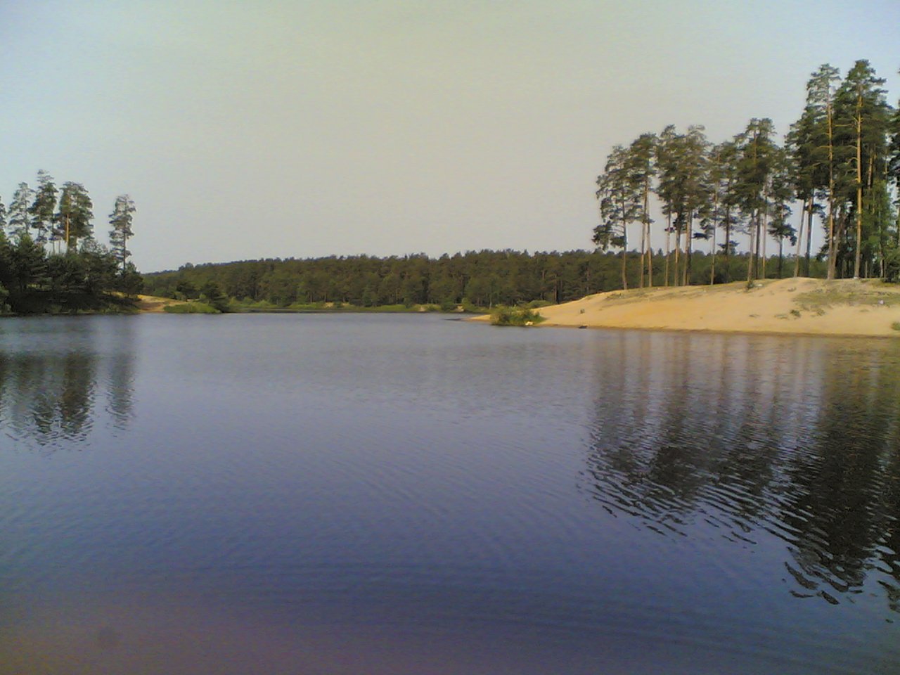 Озеро земснаряд Куровское