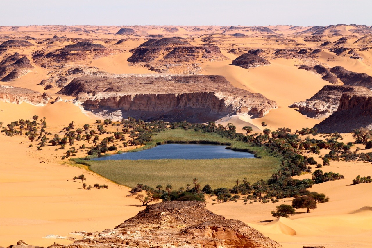 Египет Нил пустыня