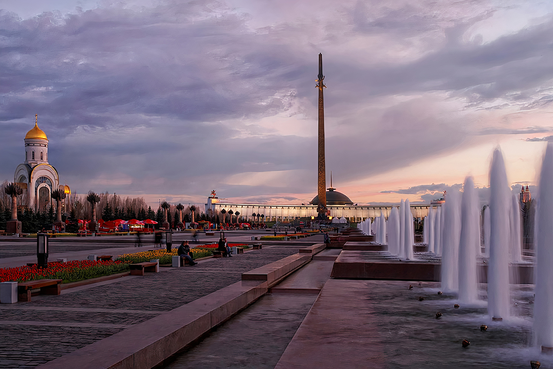 Мемориальный комплекс на Поклонной горе в Москве