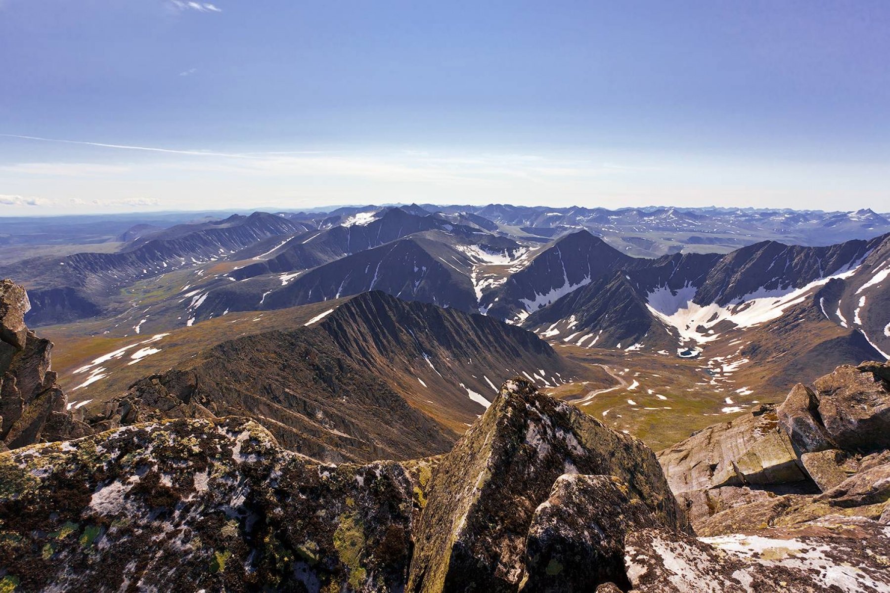 Самая высокая точка уральских гор