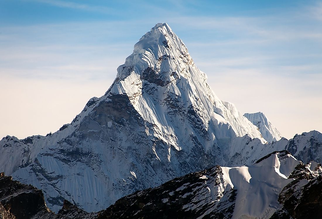 Самая высокая гора в мире фото