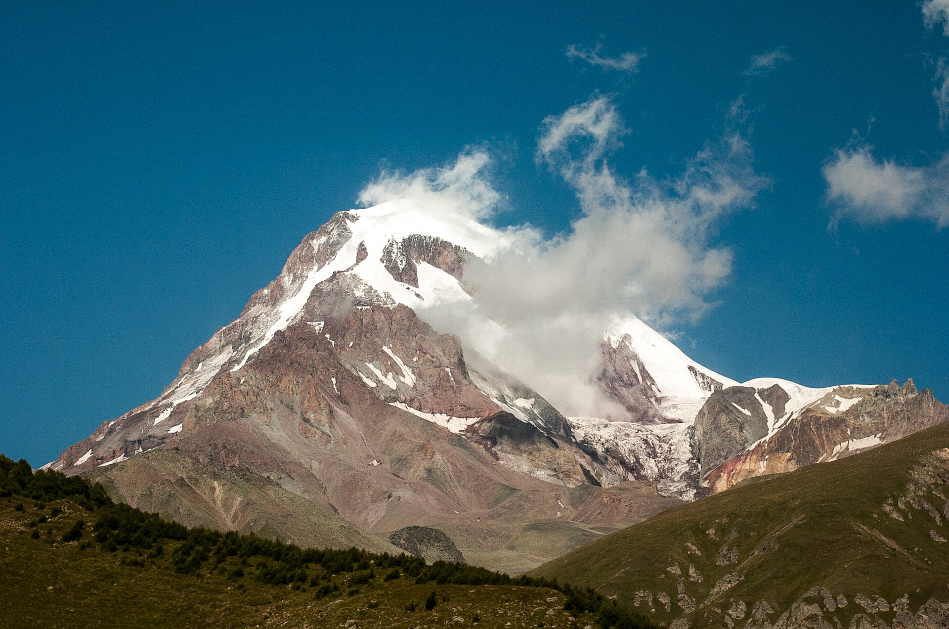Гора Казбек в Ингушетии