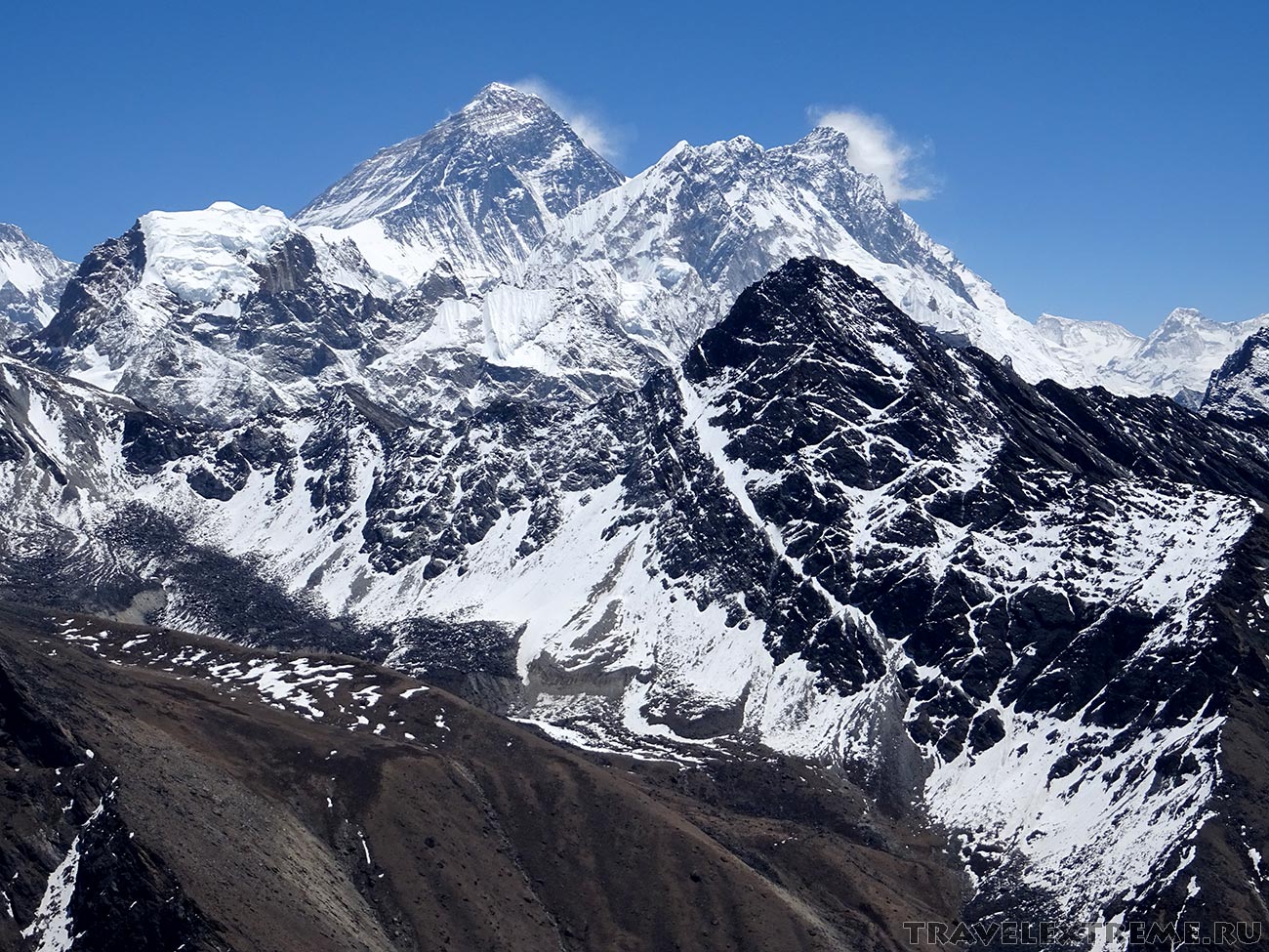 Вид на Эверест c Лхоцзе