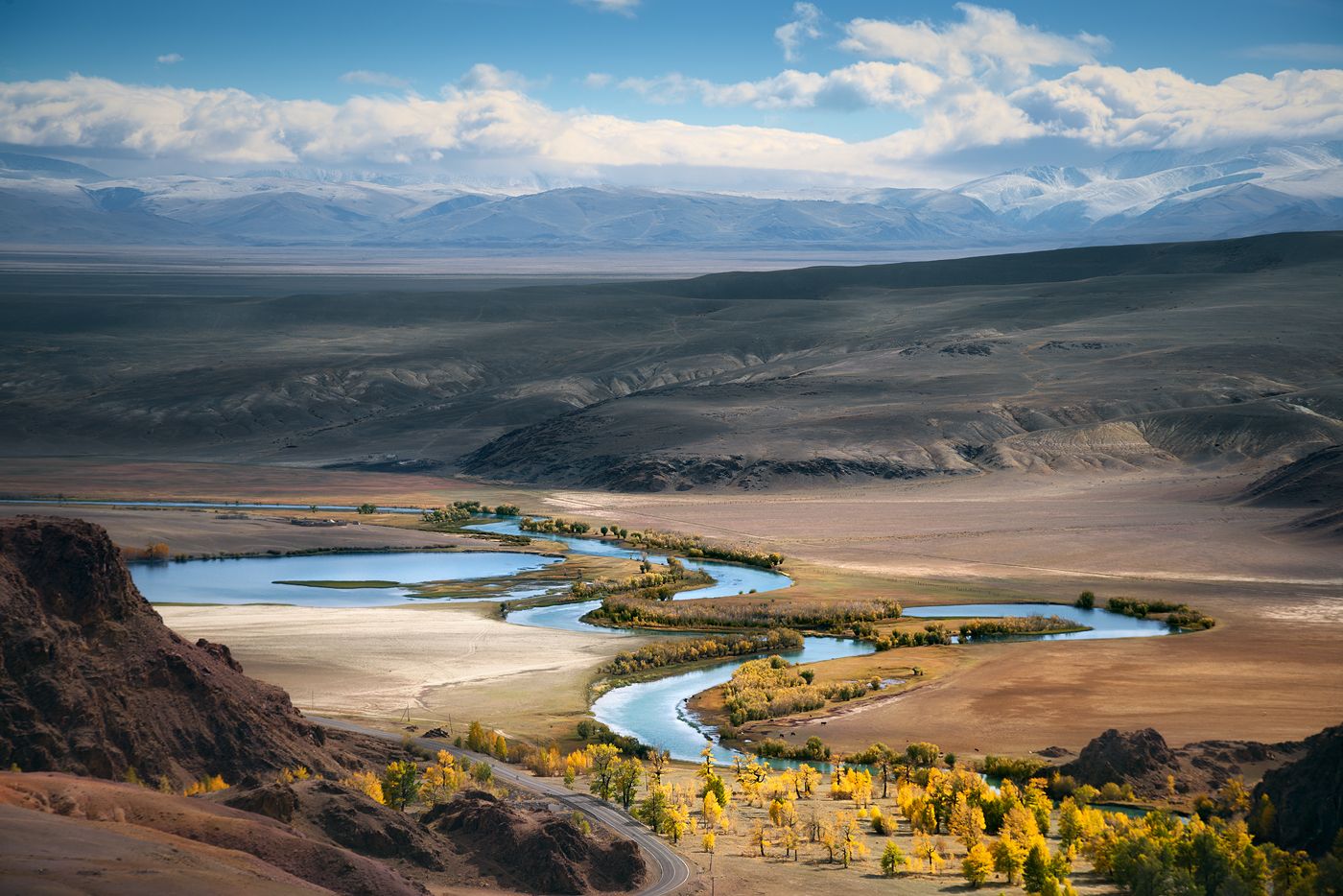 Долина реки Чуя горный Алтай