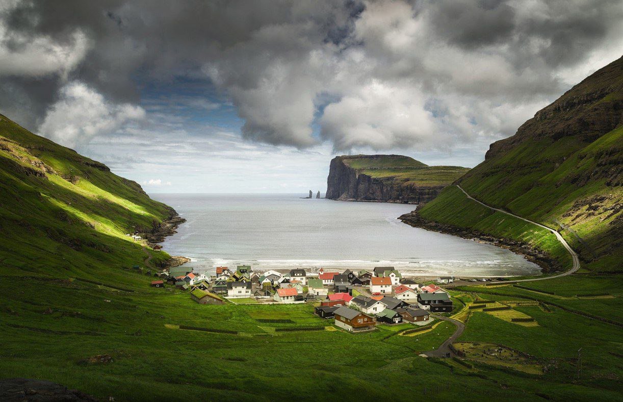 Посёлок чёднувуйк Фарерские острова