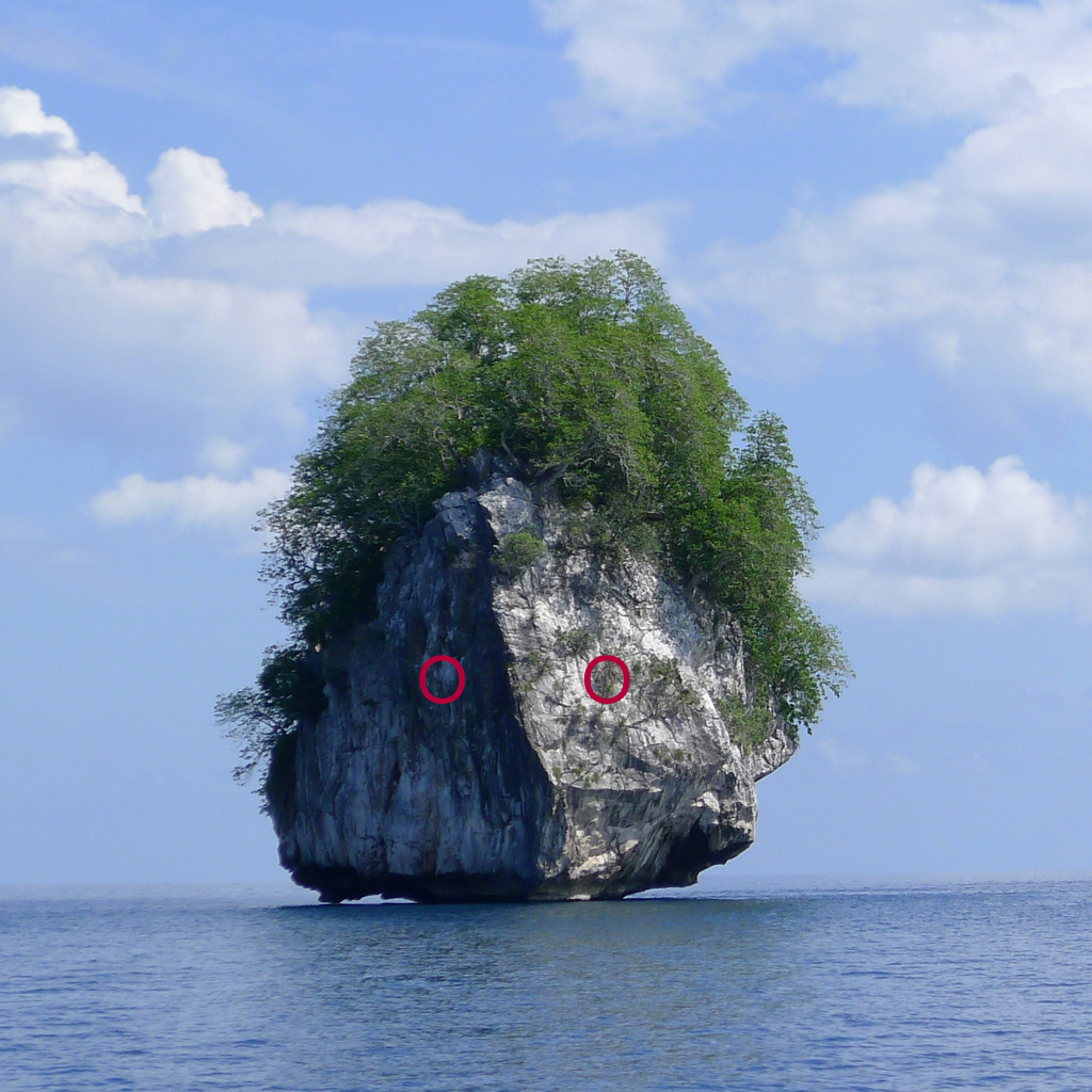 Острова необычной формы