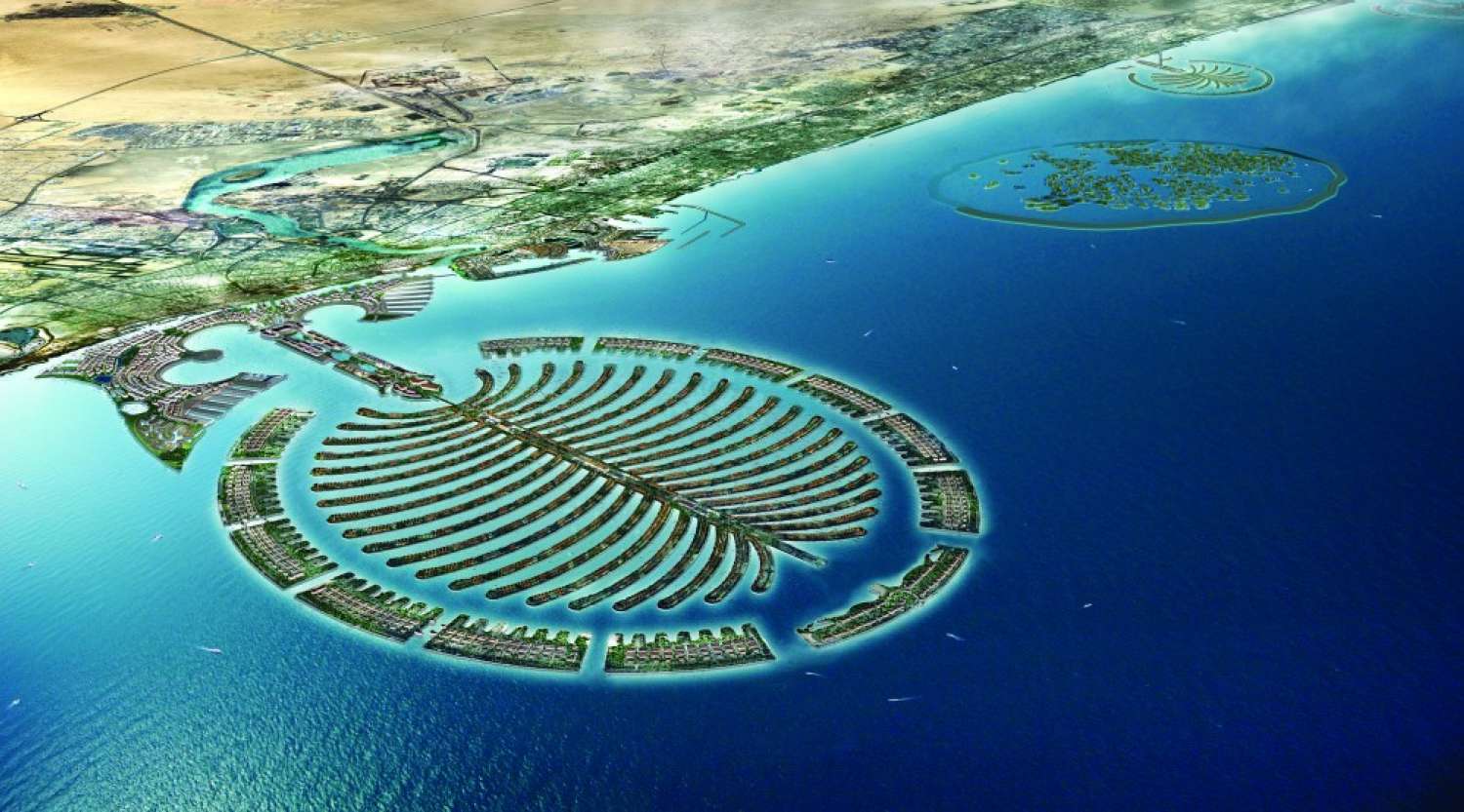 Искусственные острова в Дубае (44 фото) .