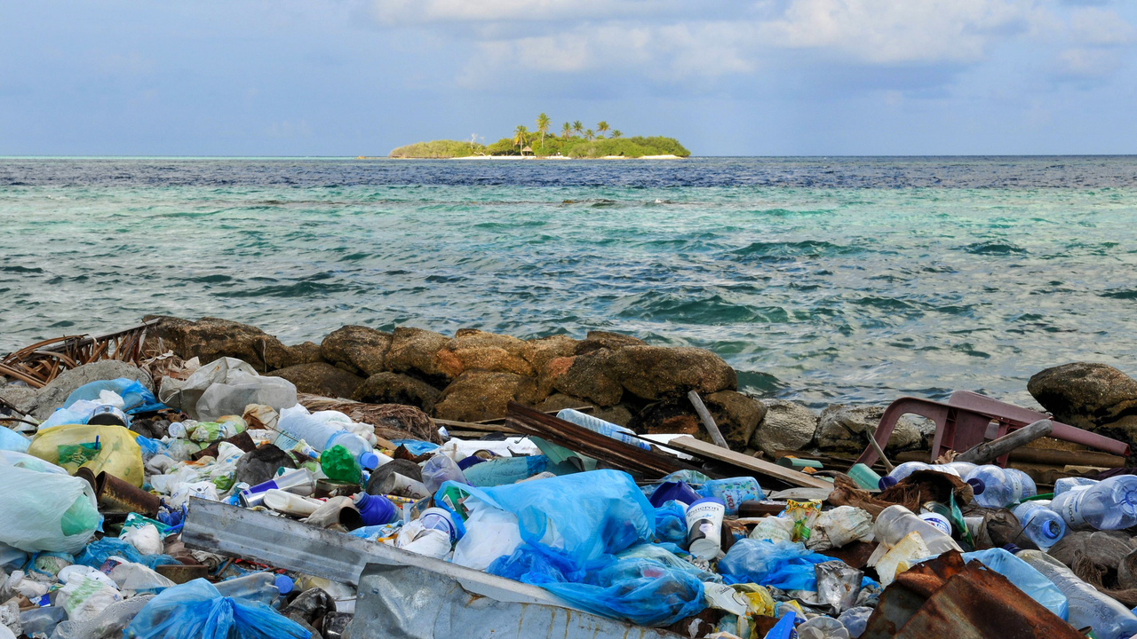 мальдивы мусорный остров