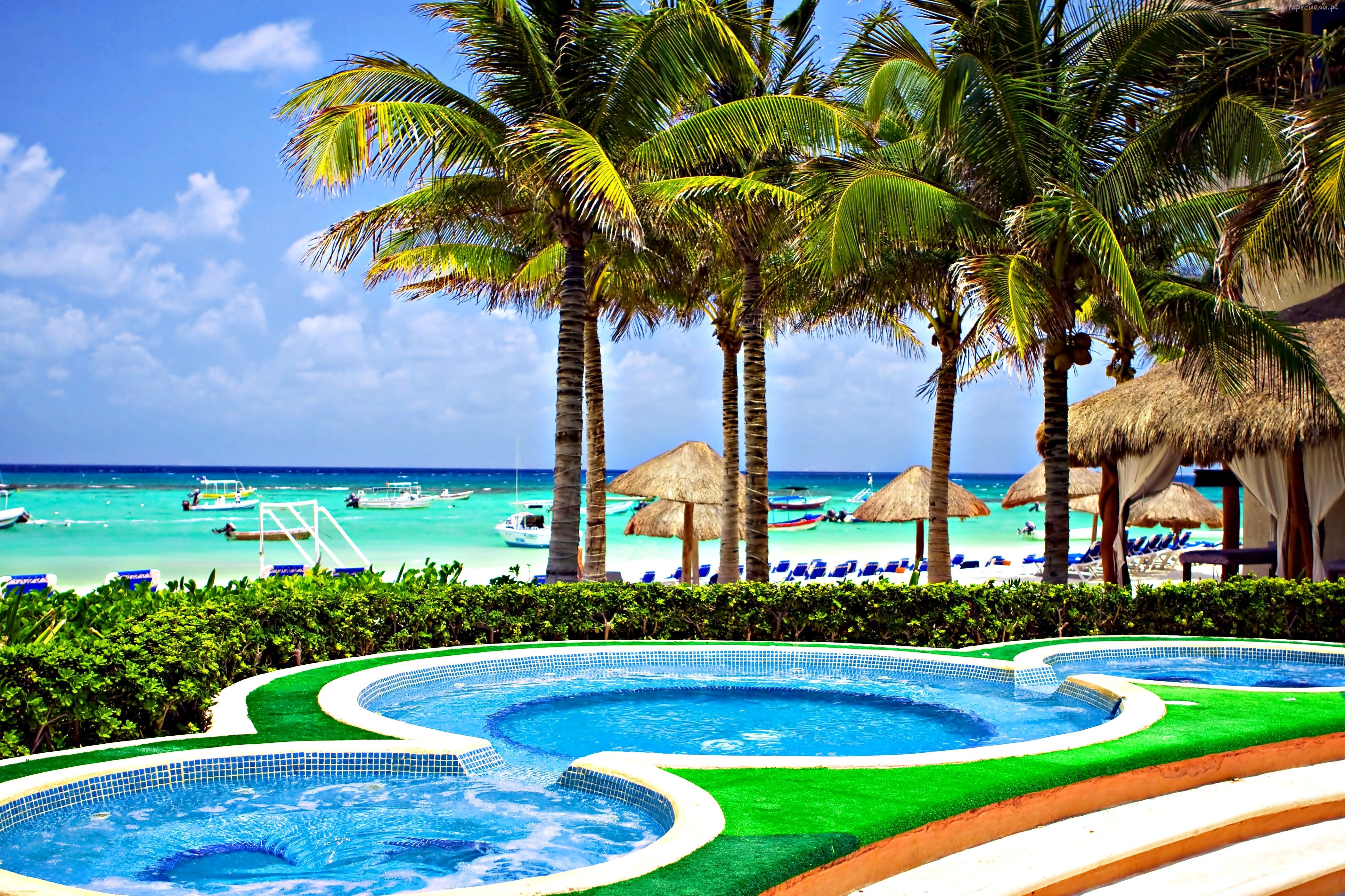 Пальма пляж Карибы