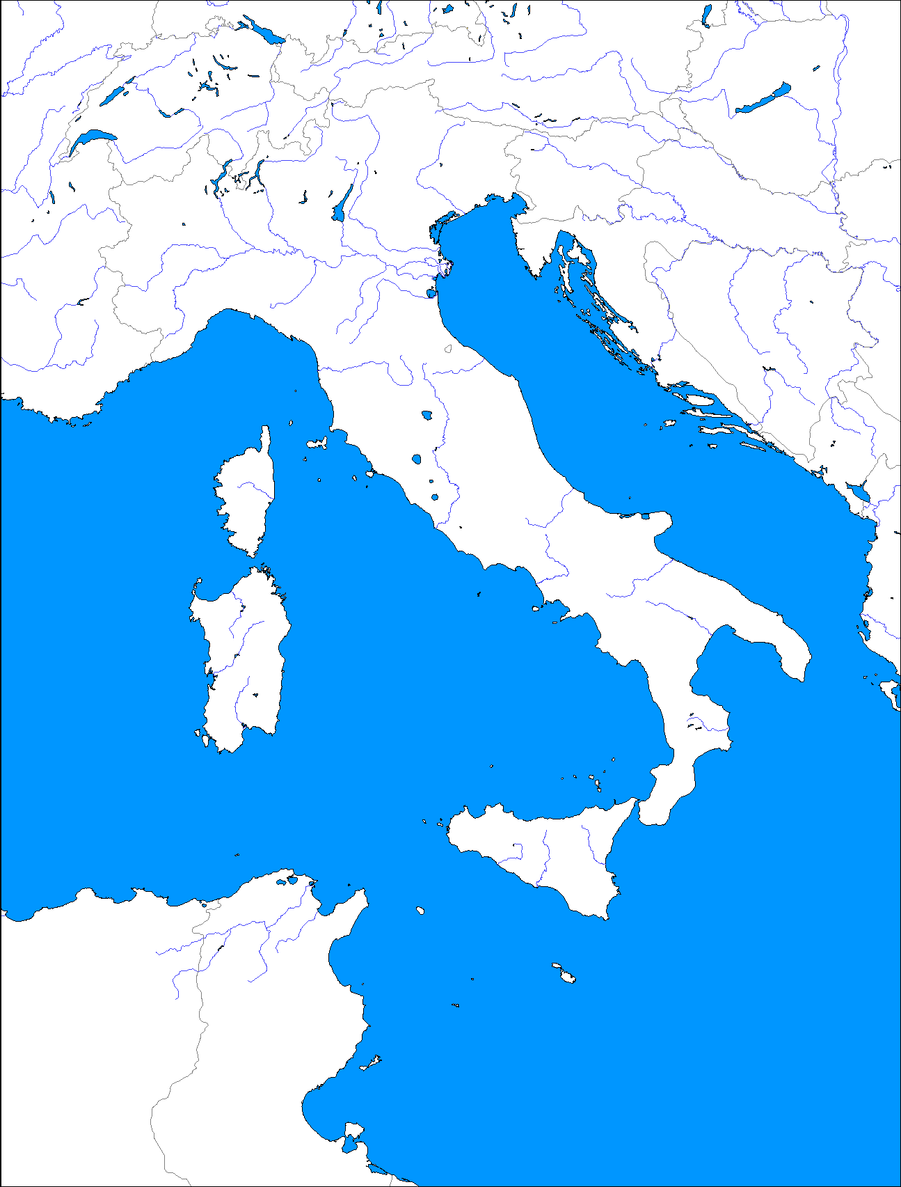 Апеннинский полуостров Италия