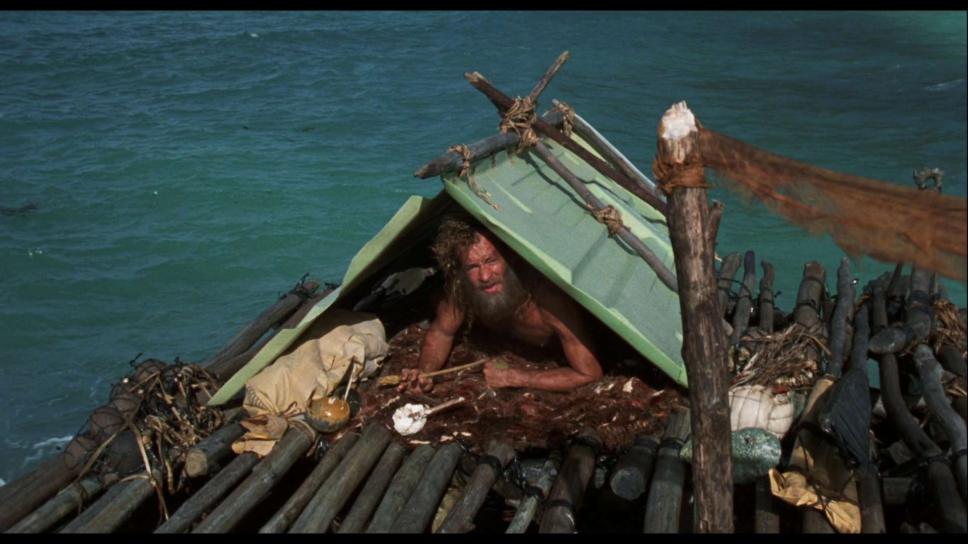Том Хэнкс в фильме про выжившего на острове