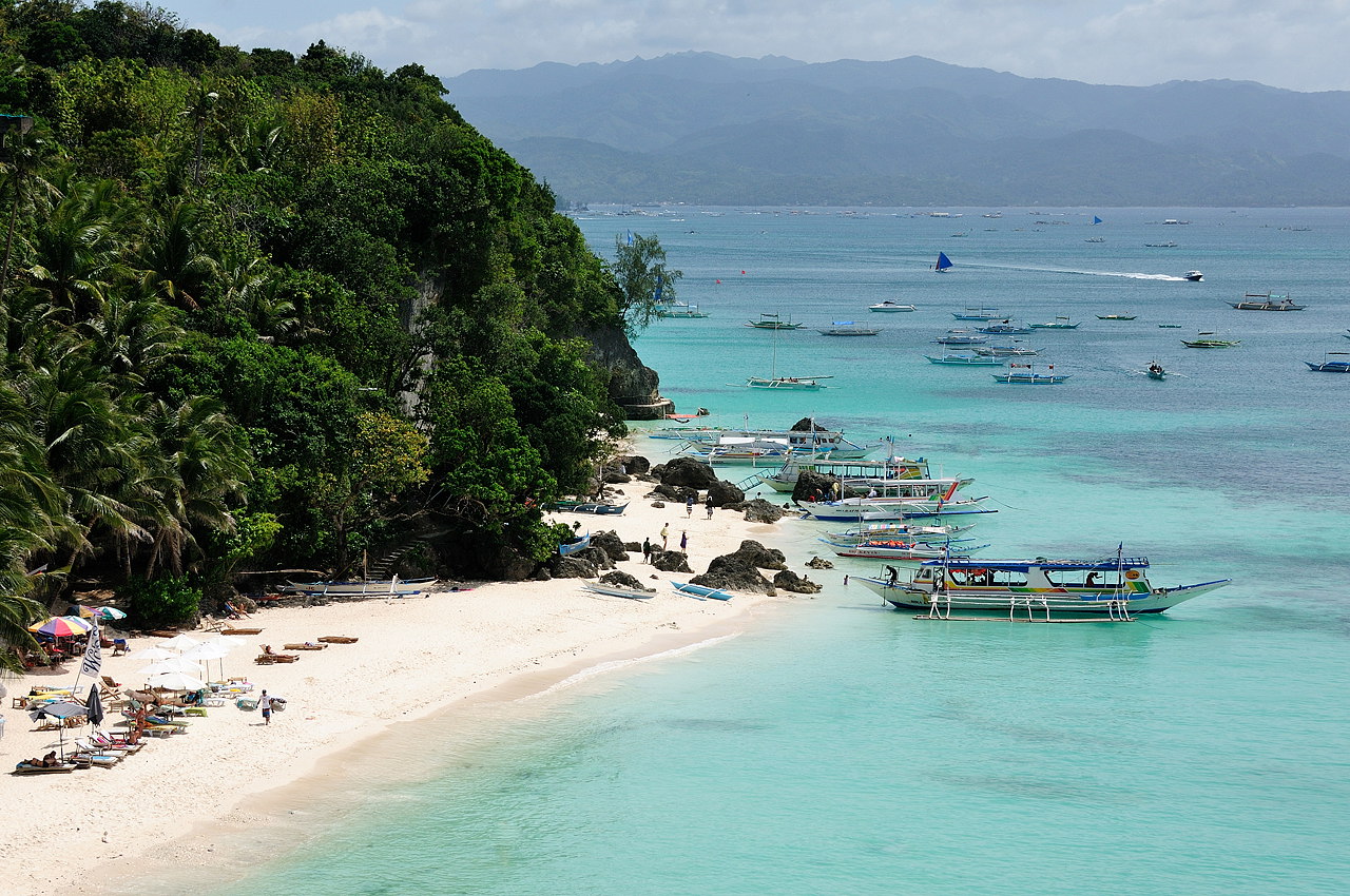 Пляж Боракай Филиппины