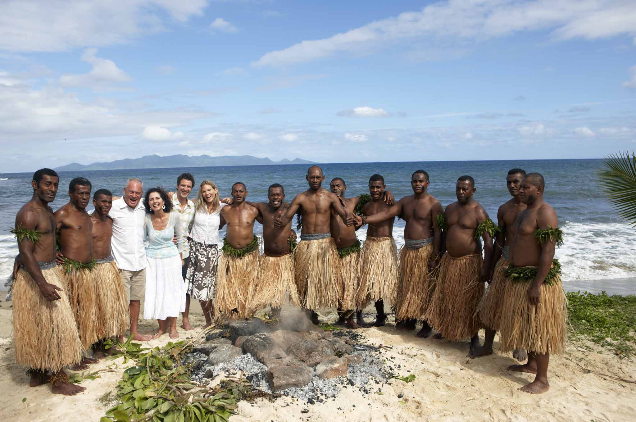 Остров Фиджи Папуасы