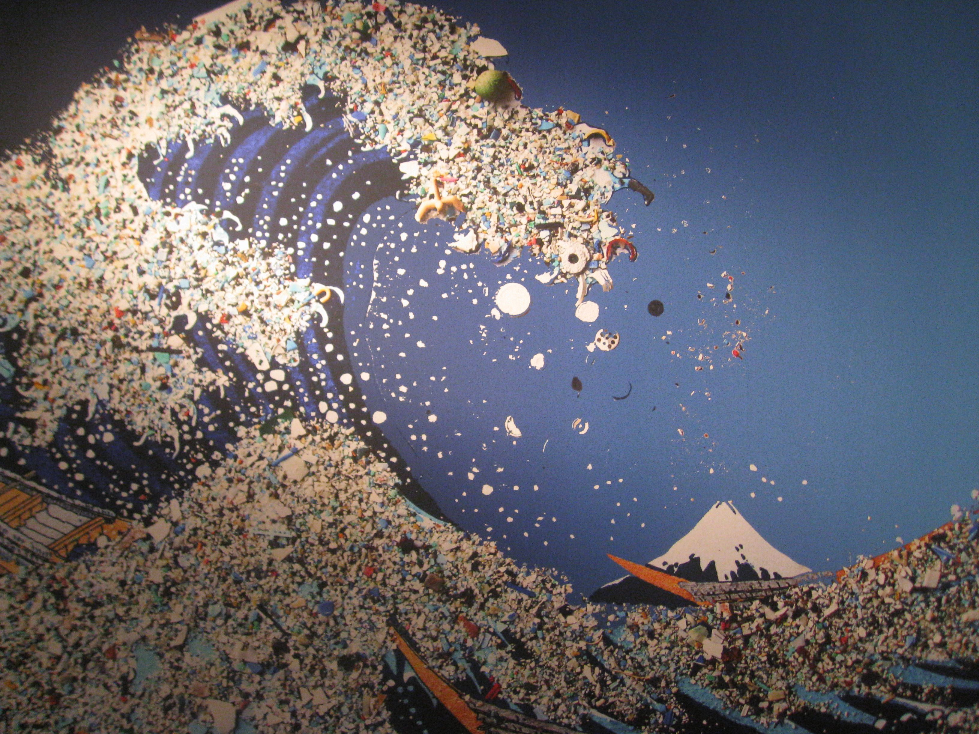 горы мусора в океане
