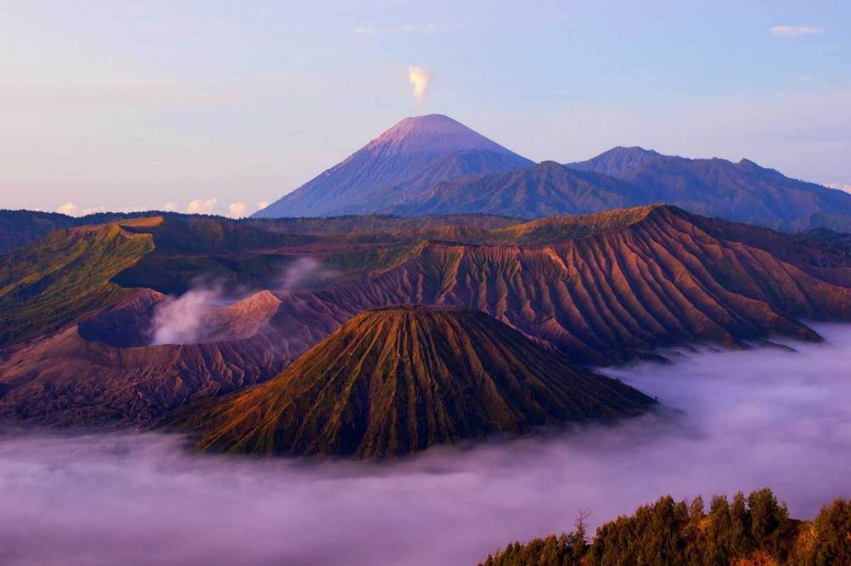 Вулкан семеру Индонезия климатические зоны