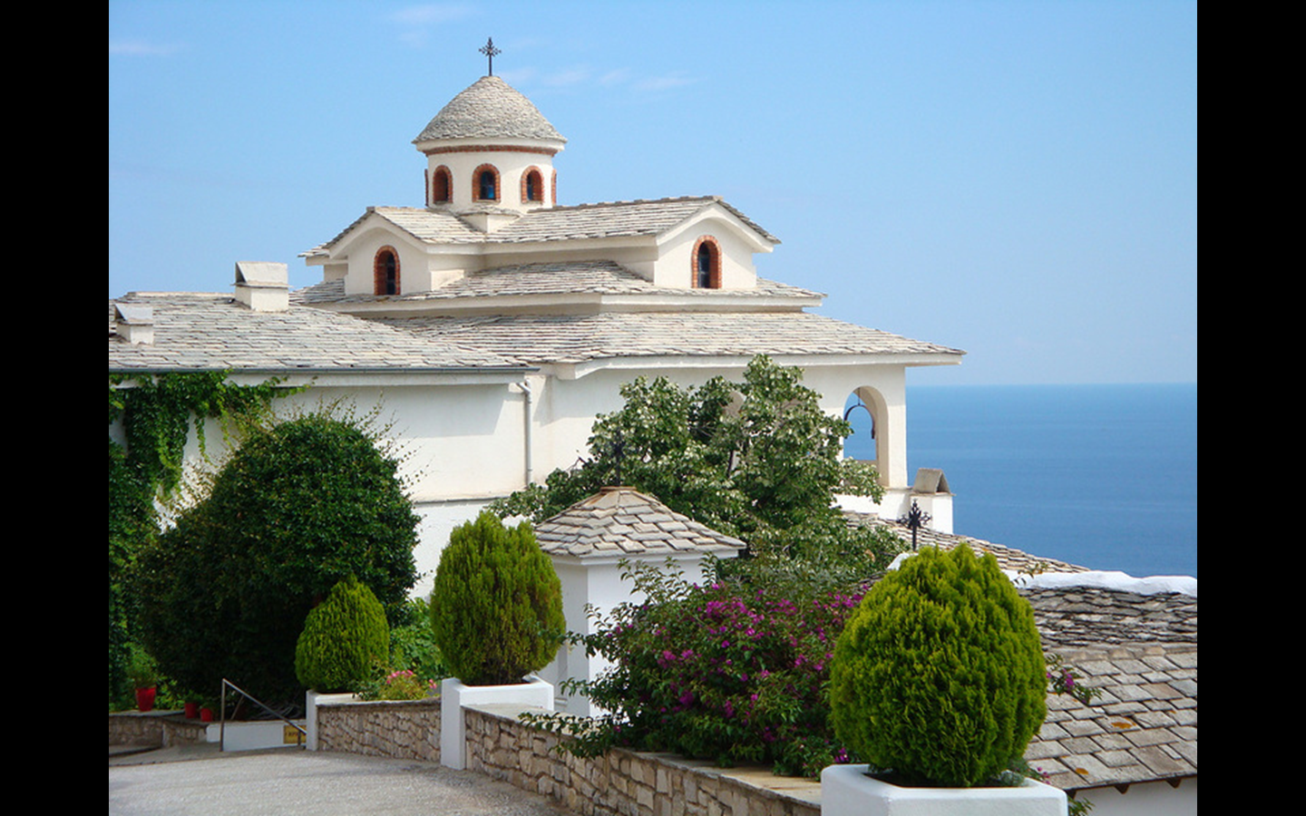 Остров Тасос монастырь Архангела Михаила