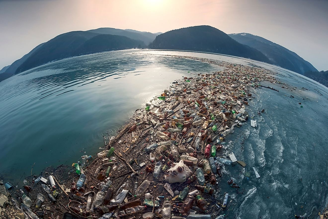 Гигантское мусорное пятно в тихом океане