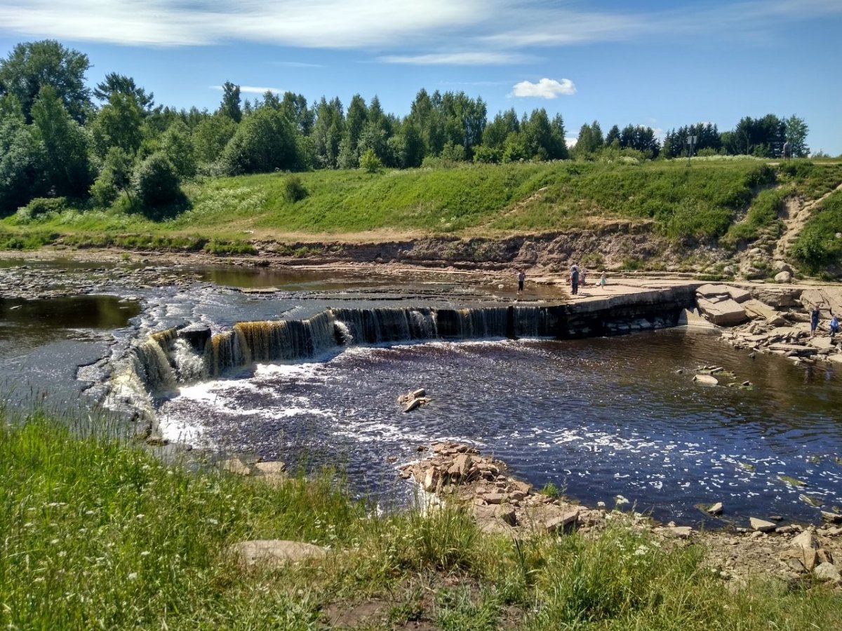 Саблинский водопад Ленинградская область