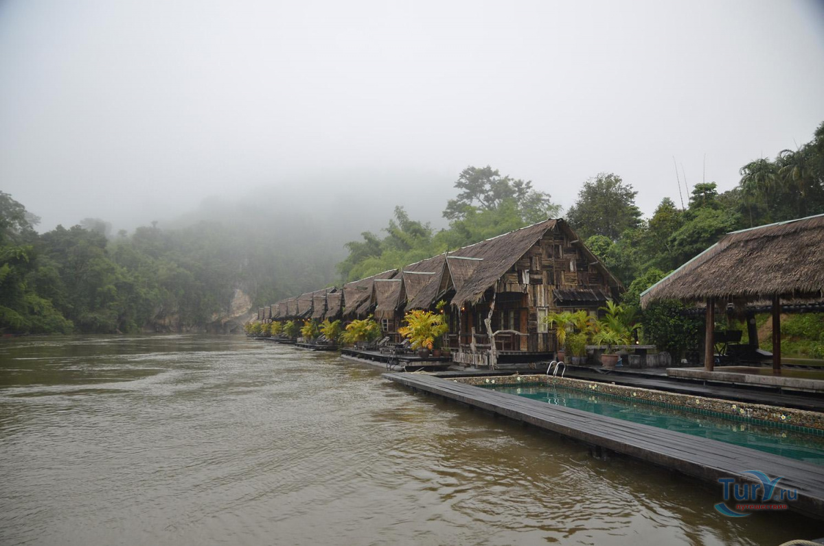 Плавучий отель Тайланд на реке Квай
