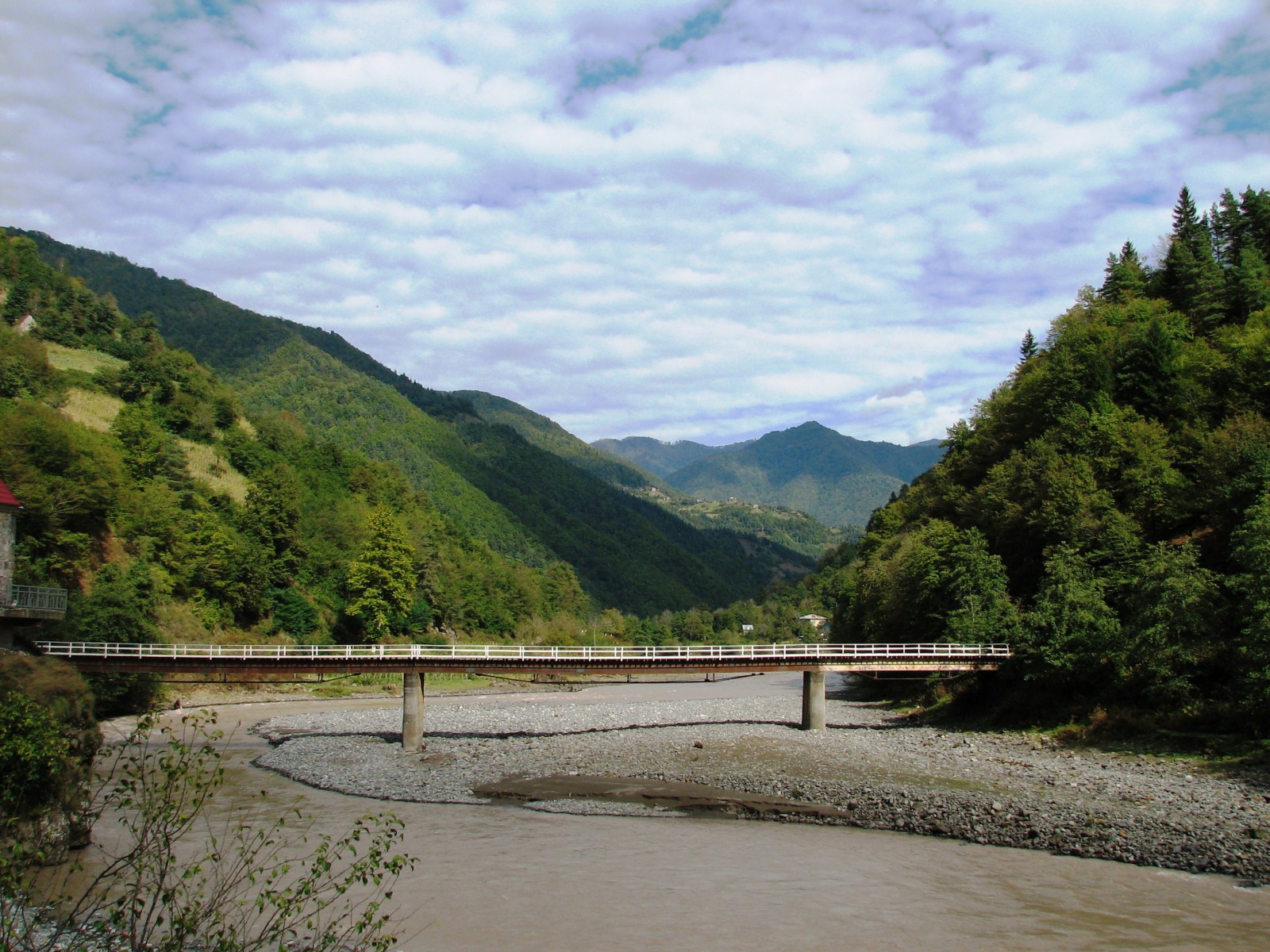 Река Чорохи в Грузии