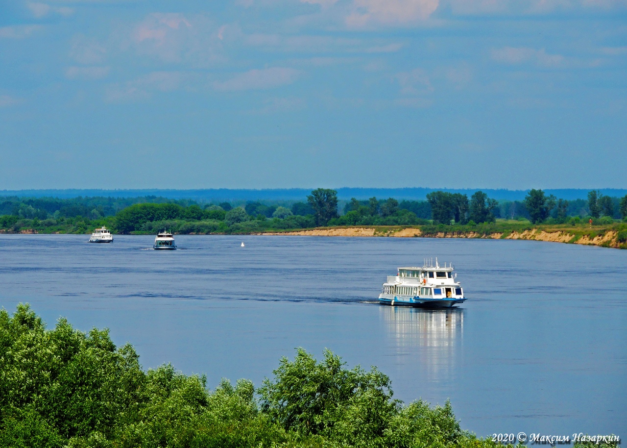 Река Ока в Рязанской области