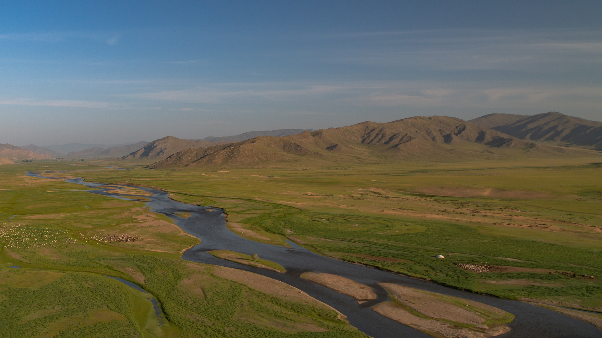 Реки монголии