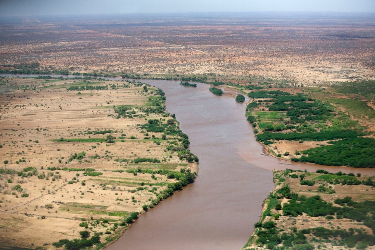 Река джубба в Эфиопии