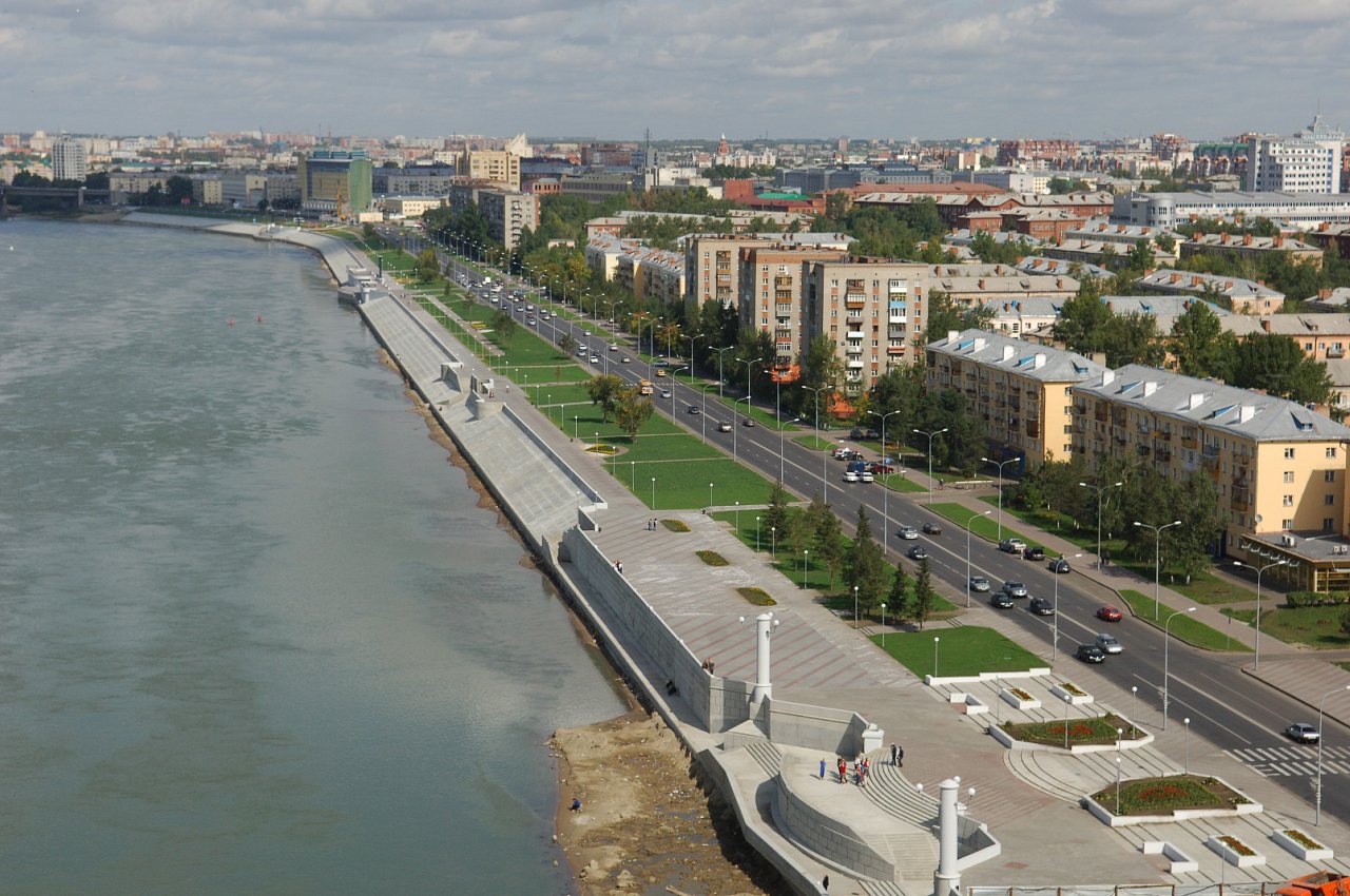 город омск река иртыш