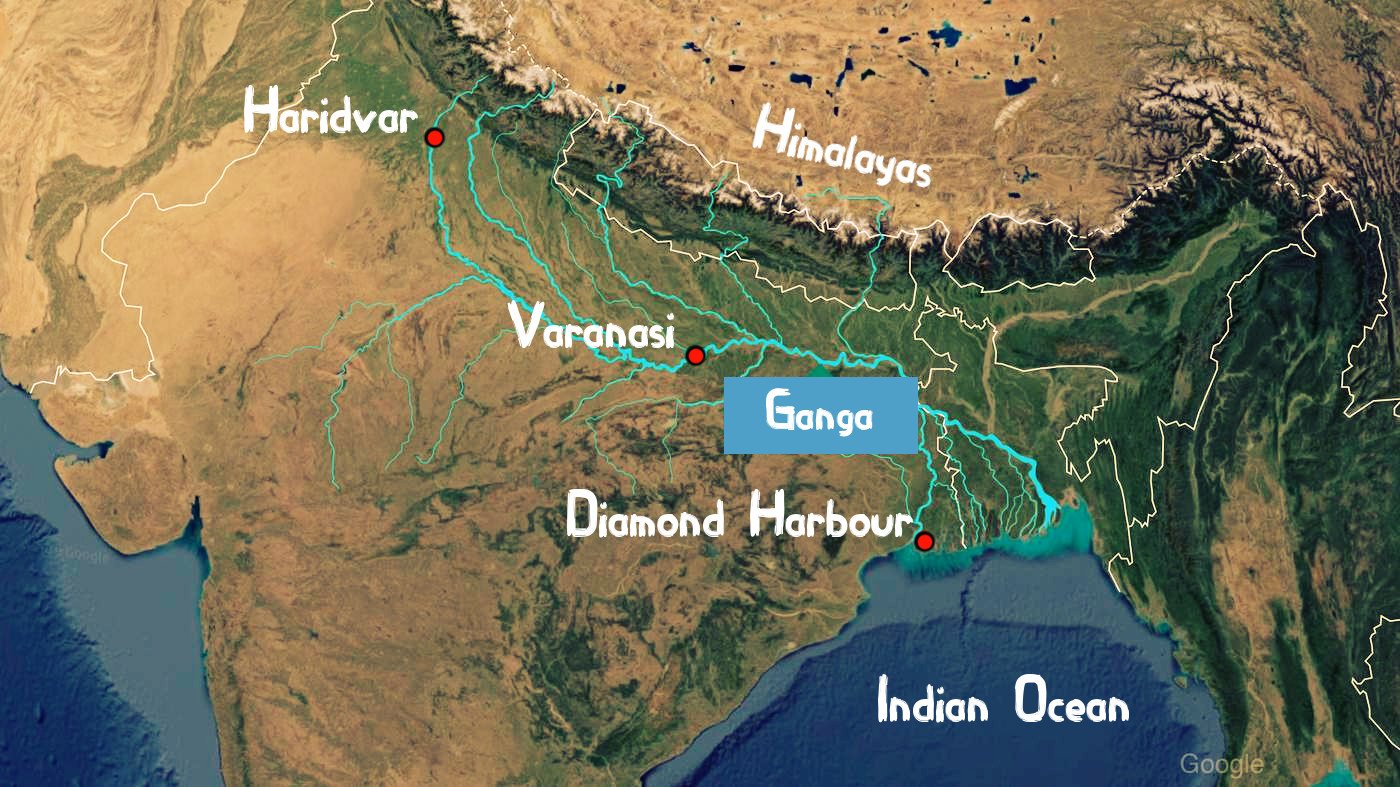 Реки ганг и Брахмапутра