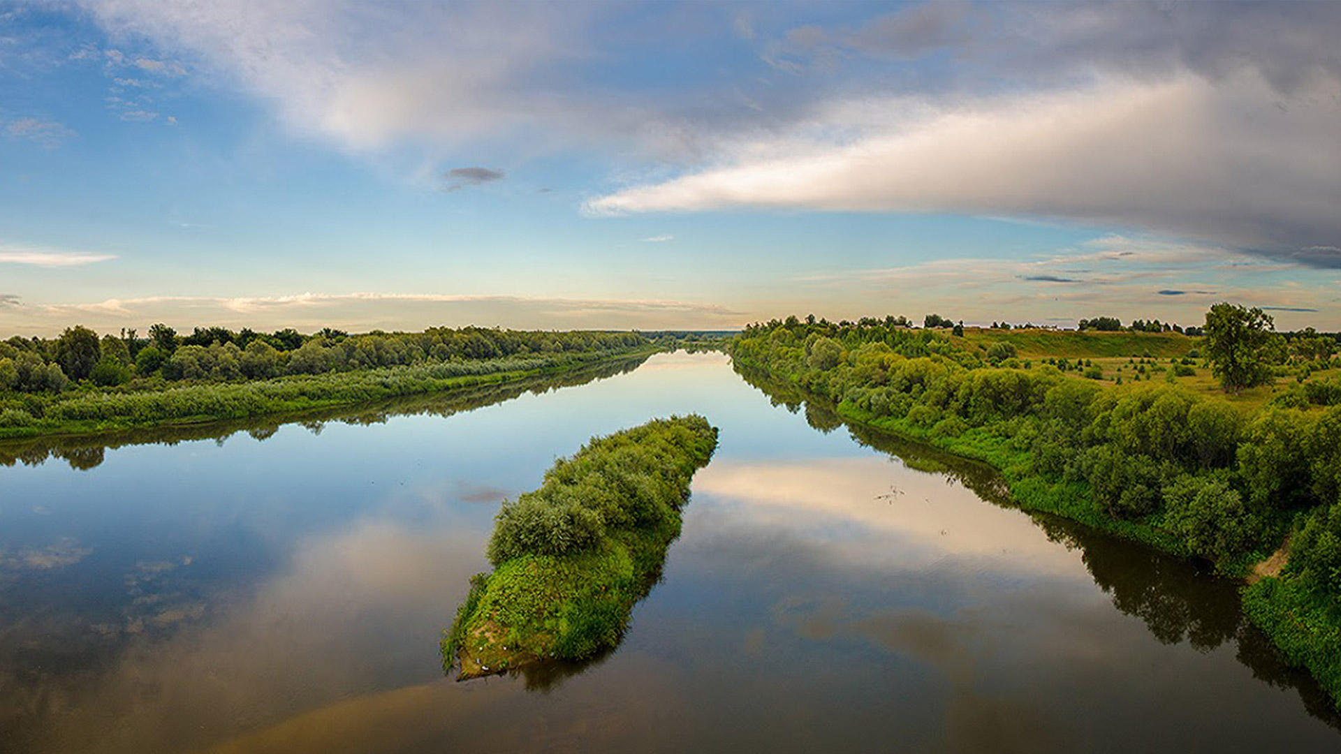 Река Мокша в Саранске