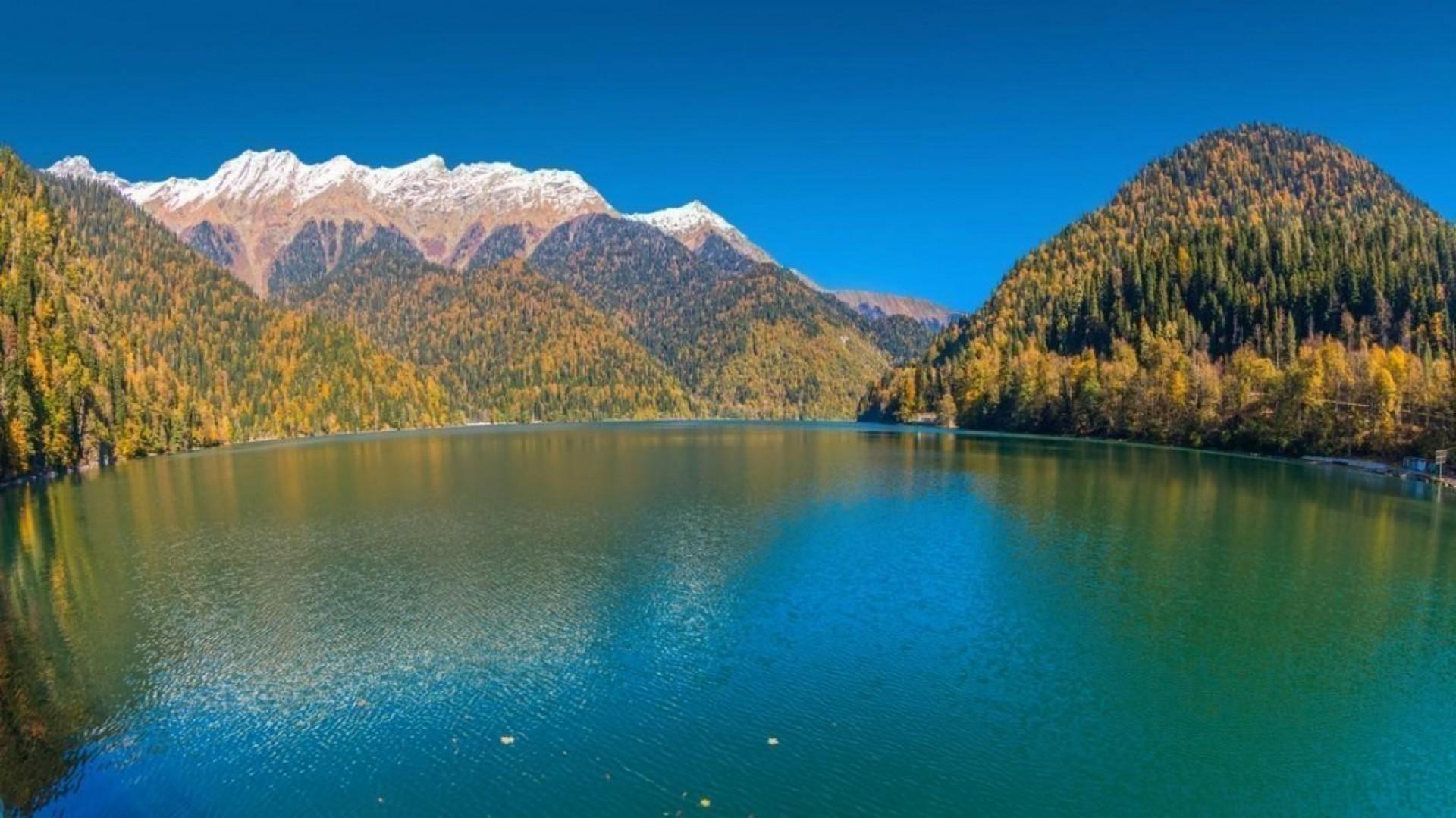 Озеро рица высота