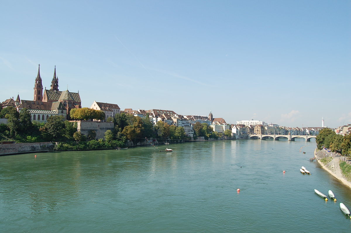 Бавария река Рейн