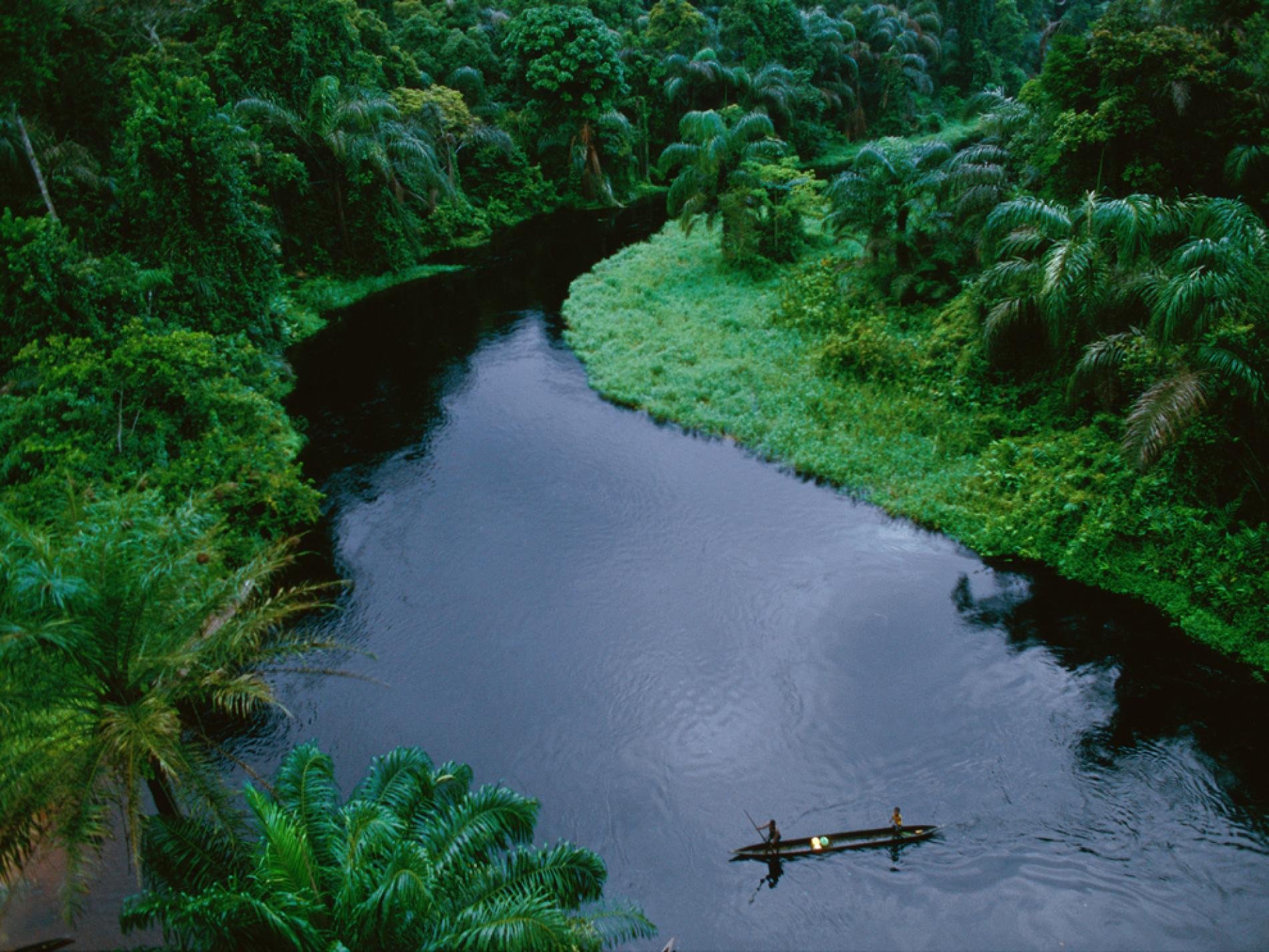Река Конго в Африке