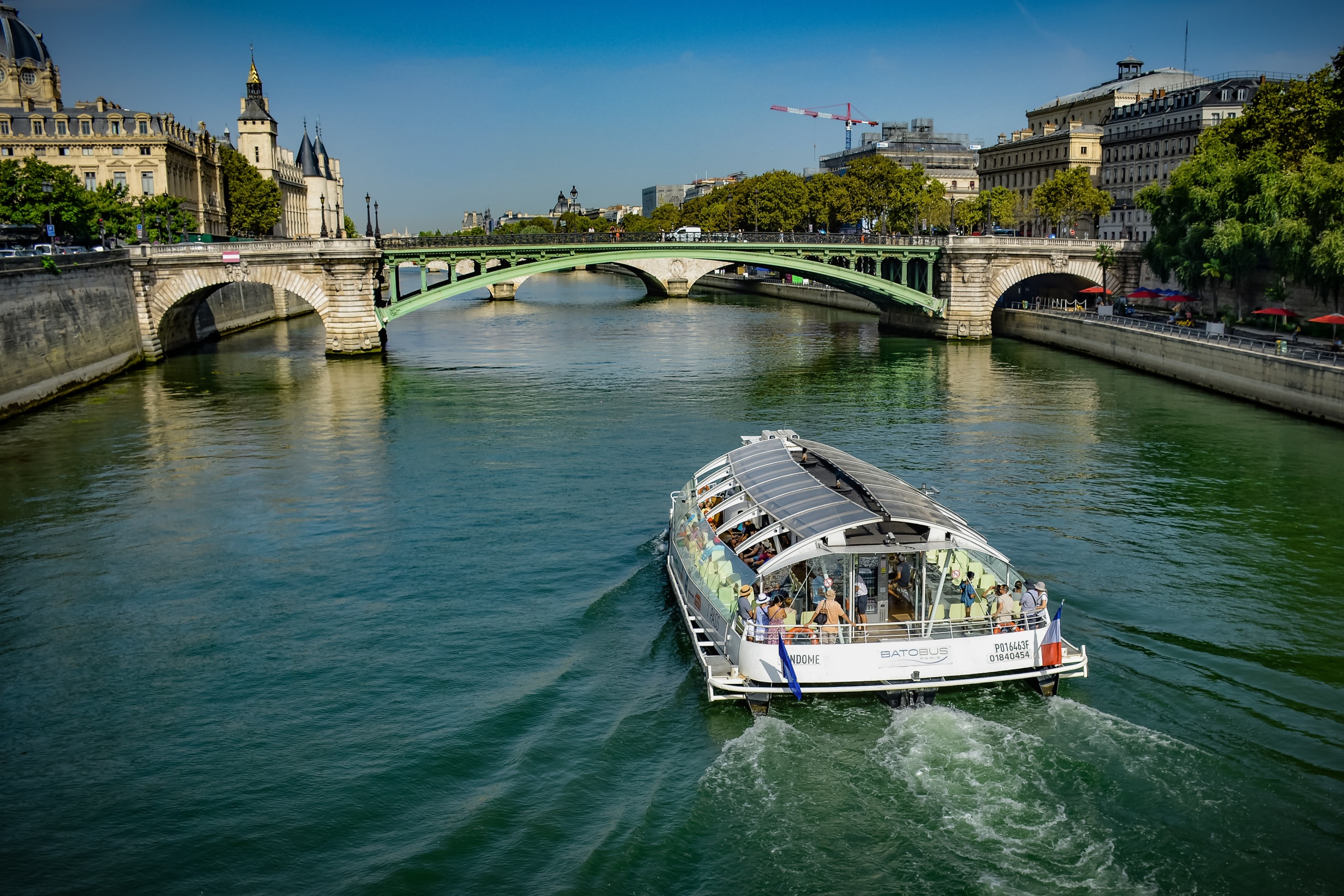 Сенна река мост в Париже