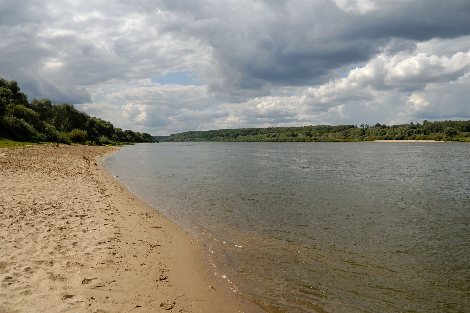 Серпухов река Ока пляж