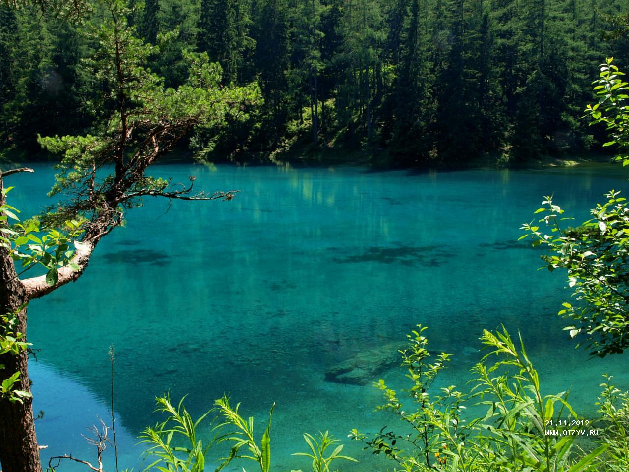Зеленое озеро в Штирии