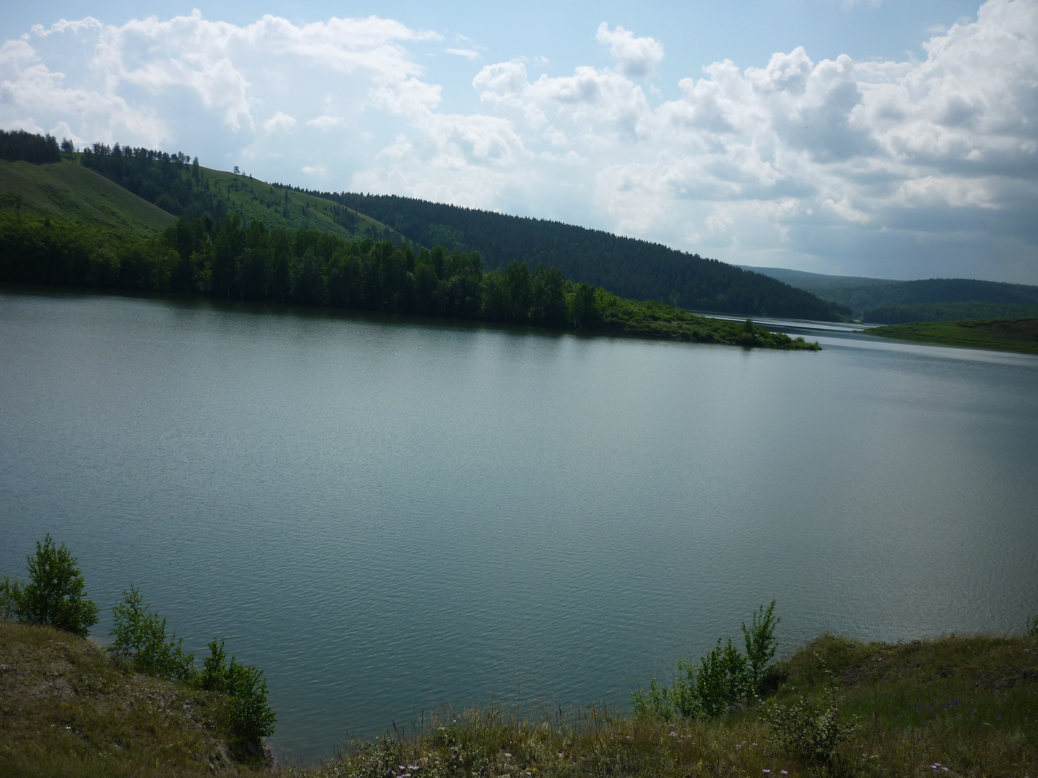 Гурьевское водохранилище Кемеровской области