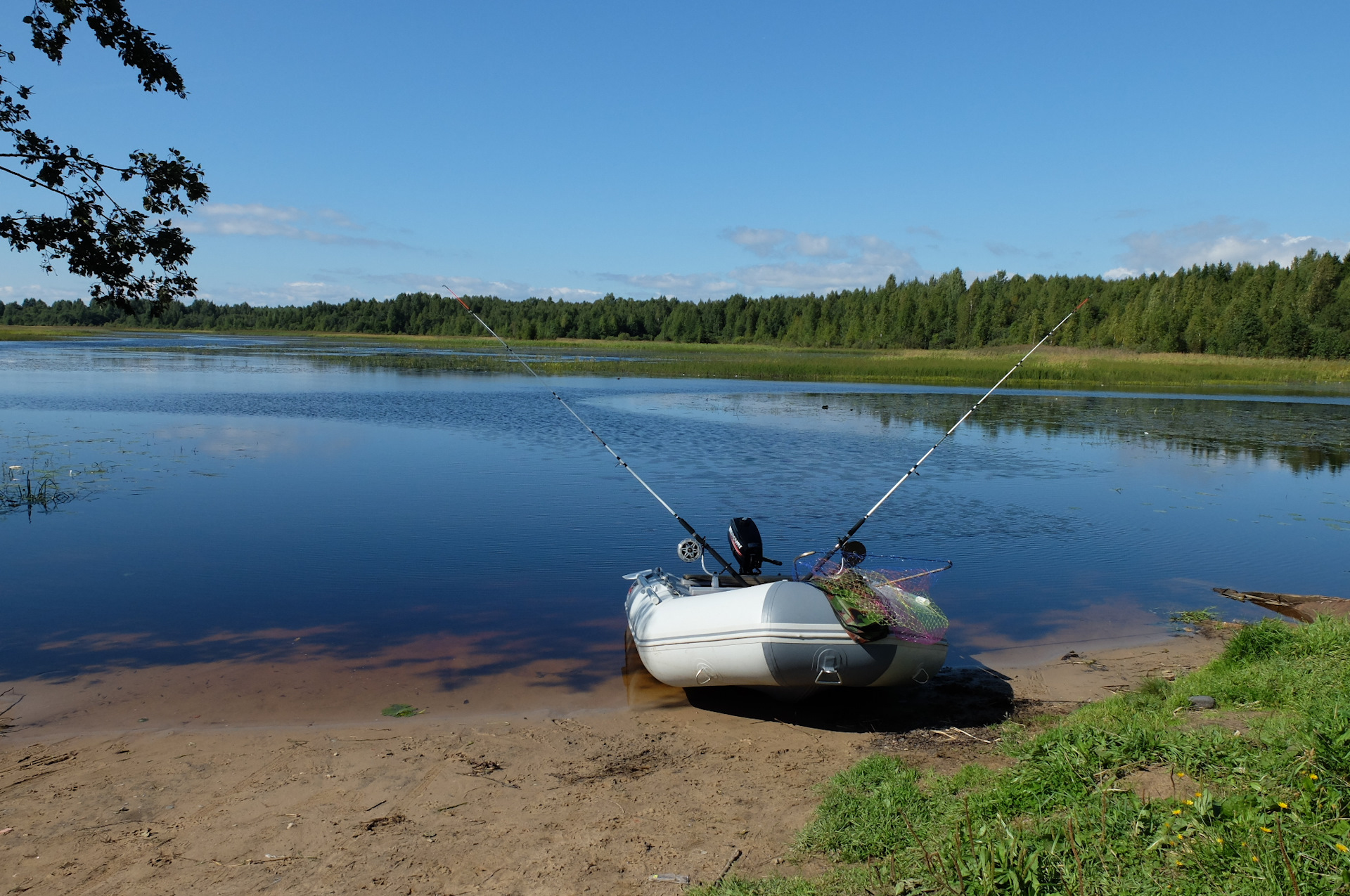 Рыбалка на белом озере Вологодская область
