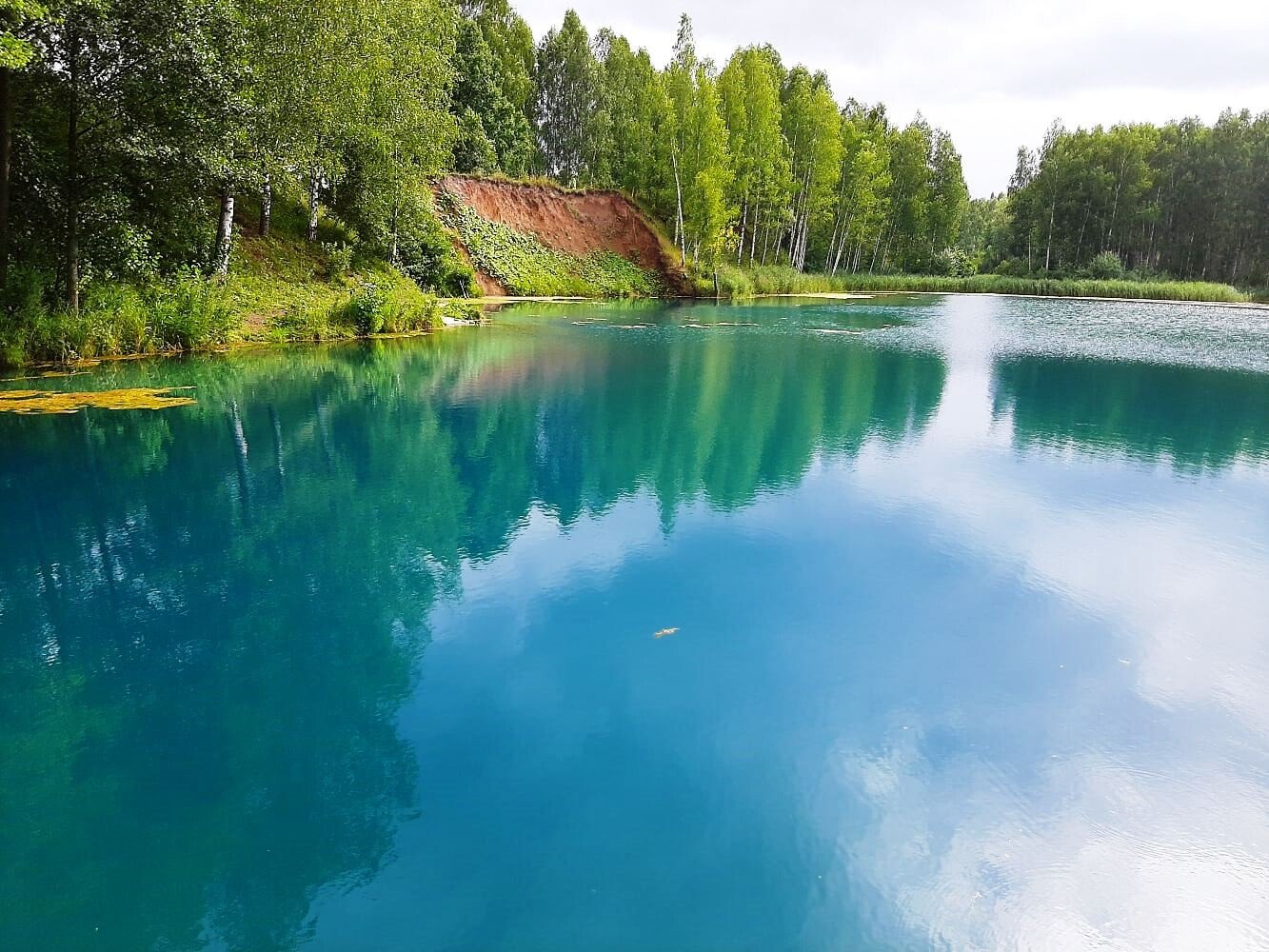голубое озеро подмосковье