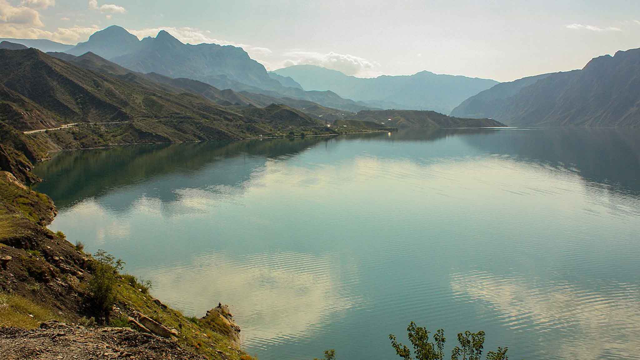 Шамилькала Дагестан водохранилище