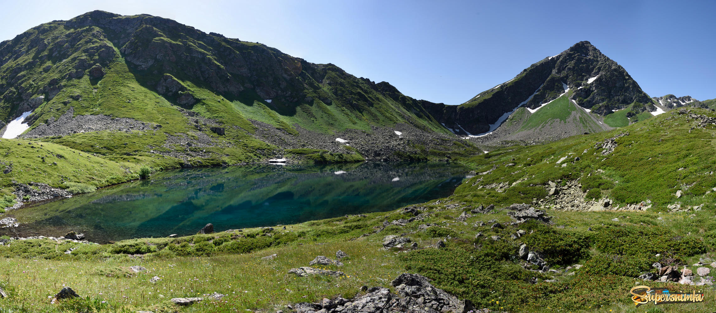 Озеро сказка Кавказа Архыз