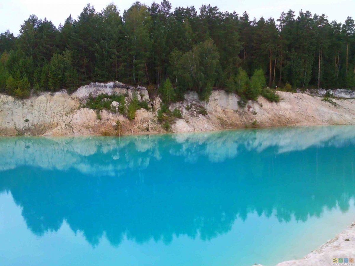 Голубое озеро в ленинградской области