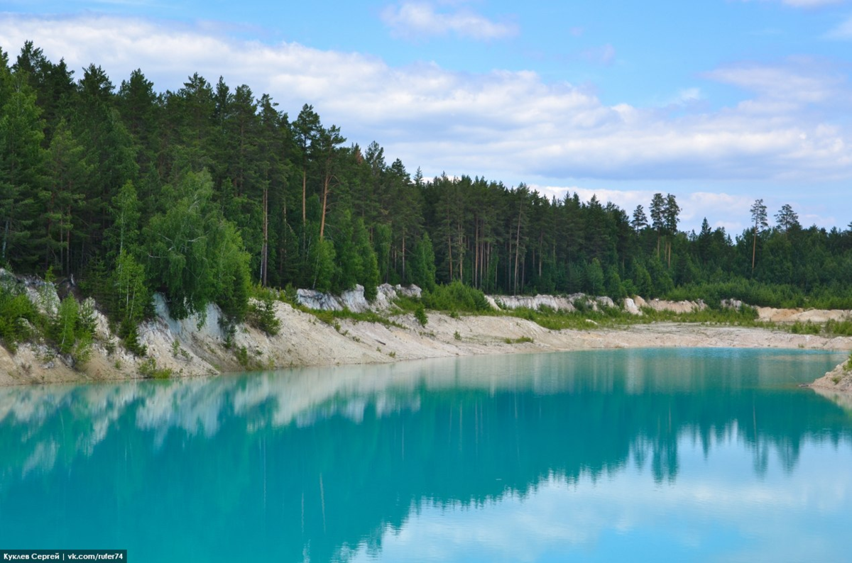 Челябинское голубое озеро