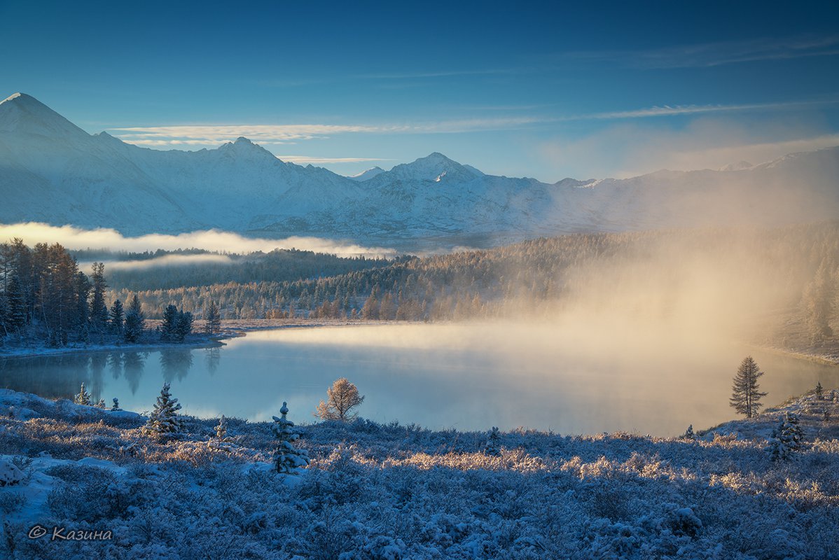 Озеро Киделю зимой