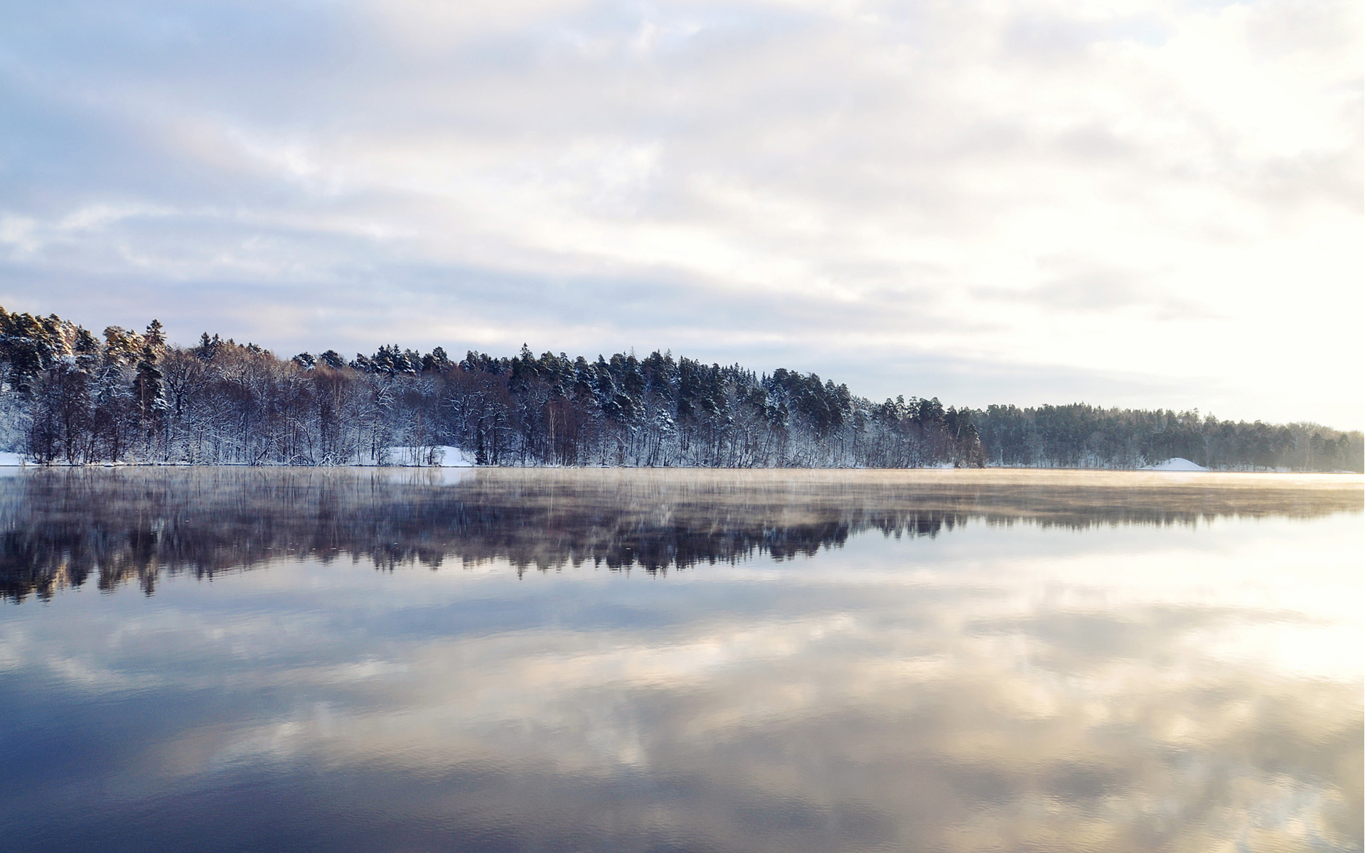 Озеро Светлояр Нижегородская область зимой