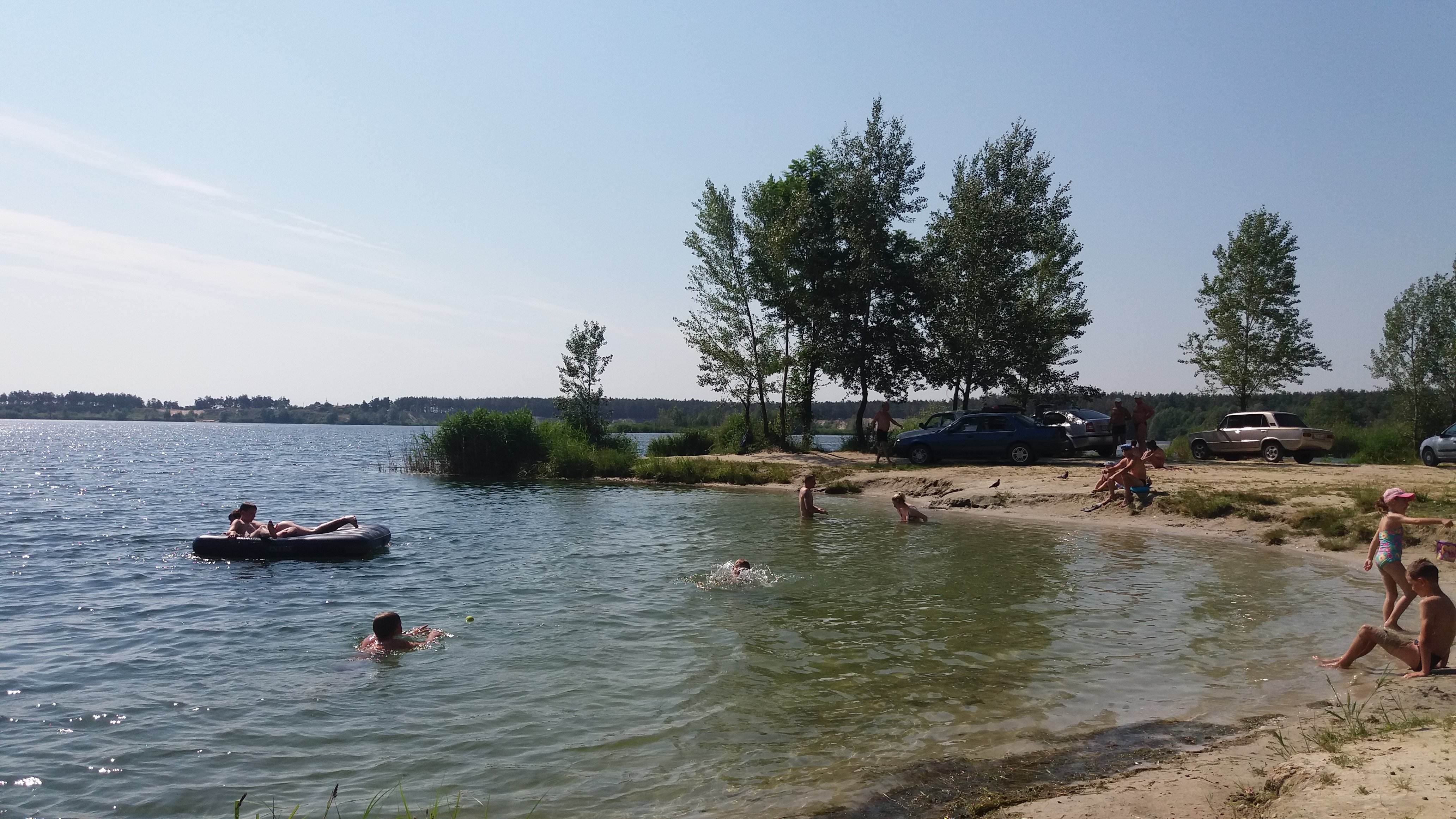 Озеро в Ессентуках и пляжи