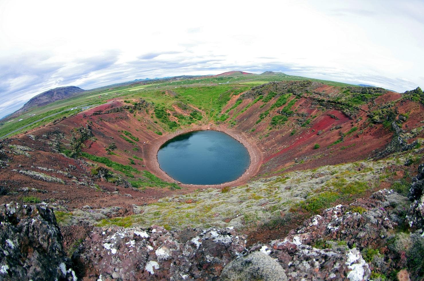 Озеро Керид Исландия