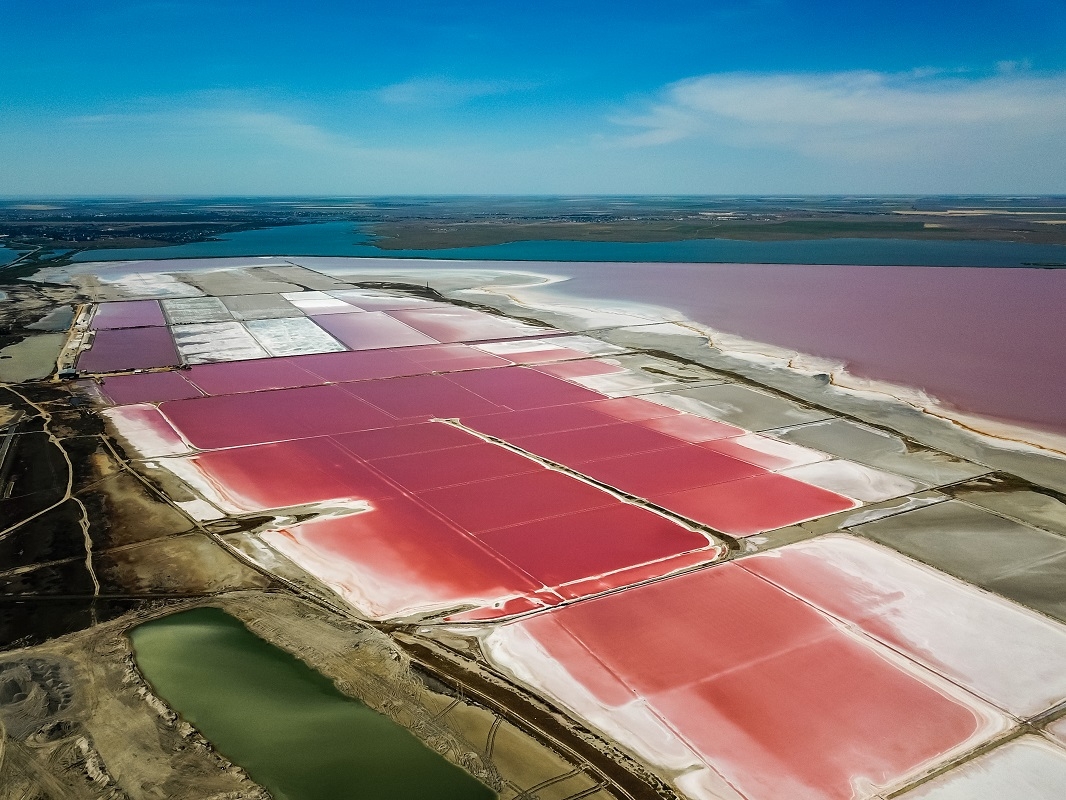 Сакское розовое озеро в крыму фото