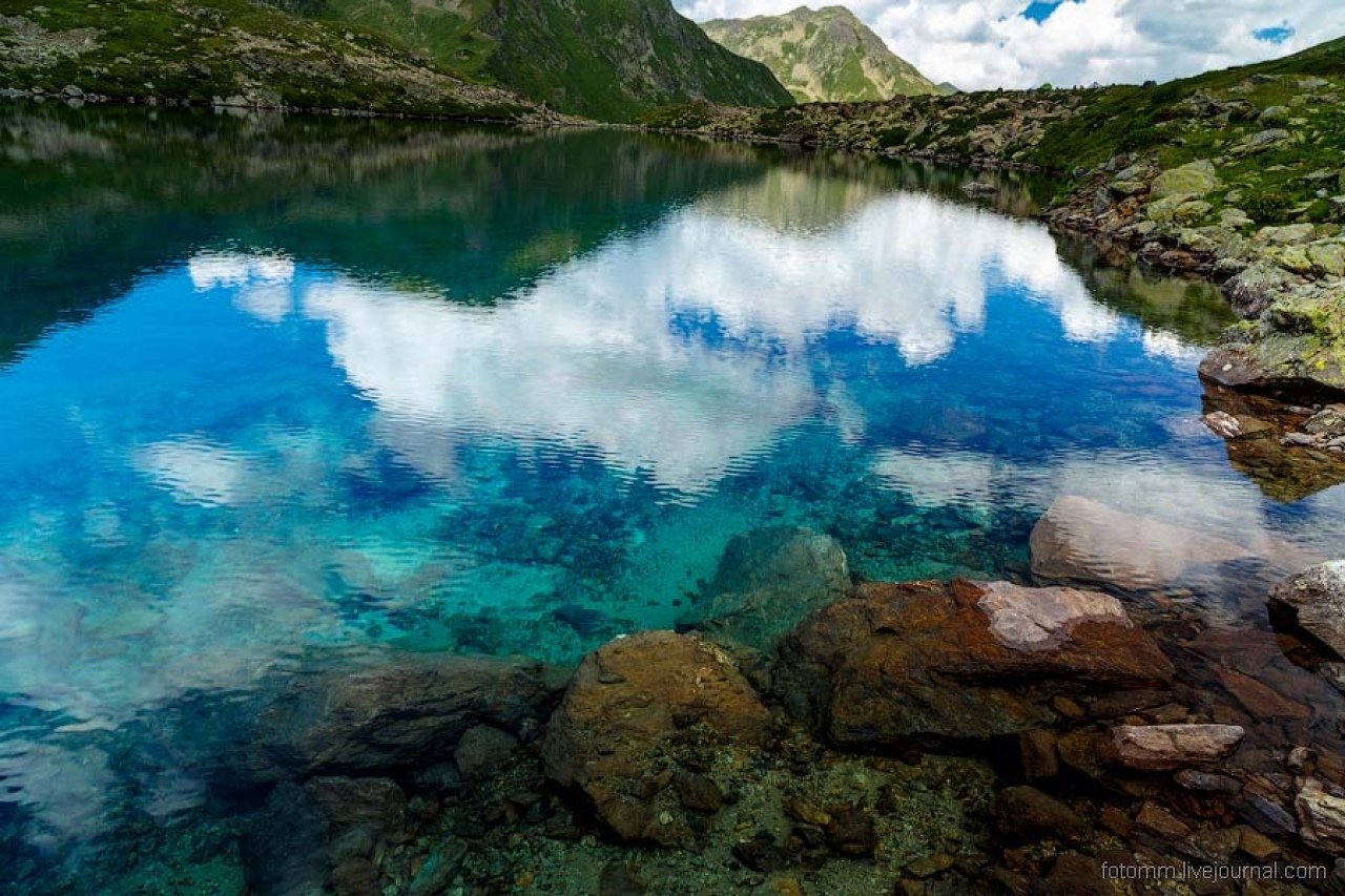 Архыз семицветное озеро
